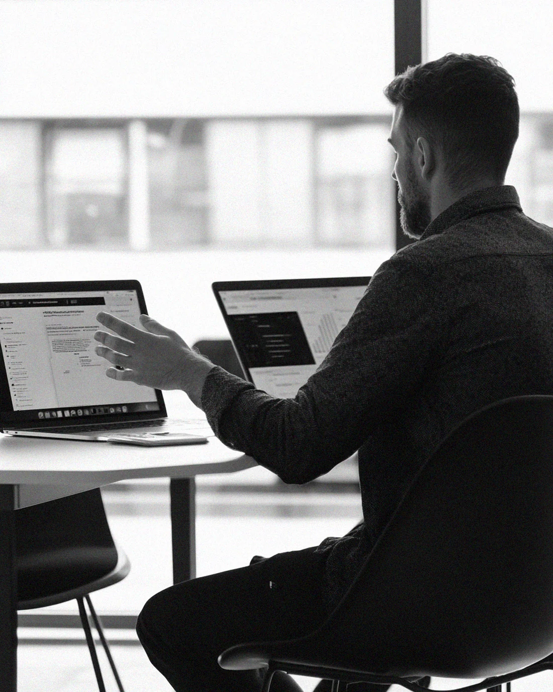 A go-to-market team working through a deal together